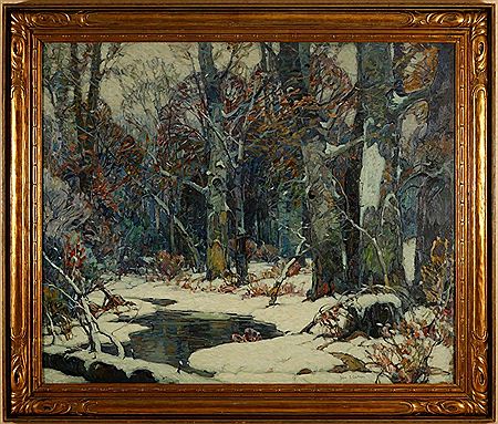 "Forest Pool" by John Fabian Carlson - Auction record, sale price, and art valuation. Compare with similar artists and explore comparable artworks.