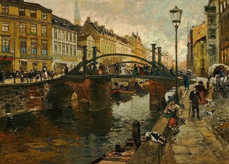 Die Jungfernbrücke, Berlin