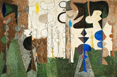 Columbia-Tien (Gestade) by Curt Lahs - Auction record, sale price, and art valuation. Compare with similar artists and explore comparable artworks.