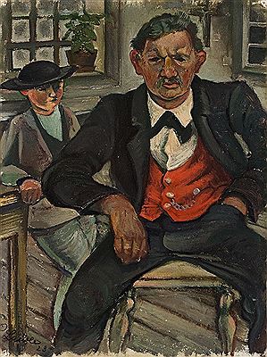 Bauer im Sonntagsstaat