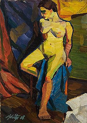 Sample artwork by Alfred Schutze (1892 - 1969), known for commercial art and painting - View similar artists and auction records