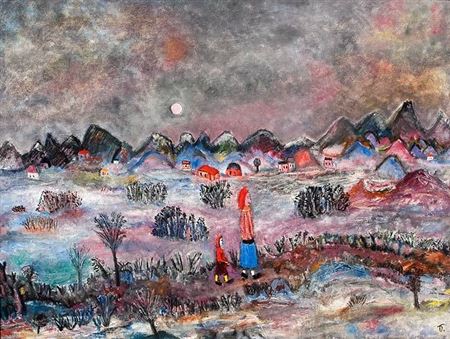 Heimweg by Robert Wolfgang Schnell - Auction record, sale price, and art valuation. Compare with similar artists and explore comparable artworks.