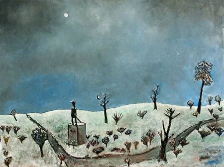 Mond findet Denkmal by Robert Wolfgang Schnell - Auction record, sale price, and art valuation. Compare with similar artists and explore comparable artworks.