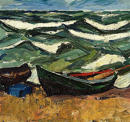 Boote am Strand (Hiddensee) by Willi Maillard - Auction record, sale price, and art valuation. Compare with similar artists and explore comparable artworks.