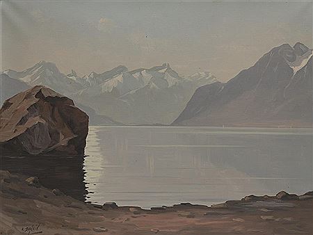 "Bord du lac Léman" by Ami Ferdinand Duplain - Auction record, sale price, and art valuation. Compare with similar artists and explore comparable artworks.
