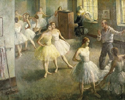 Ballet Practice, Borovansky's by Daryl Ernest (Sir) Lindsay - Auction record, sale price, and art valuation. Compare with similar artists and explore comparable artworks.