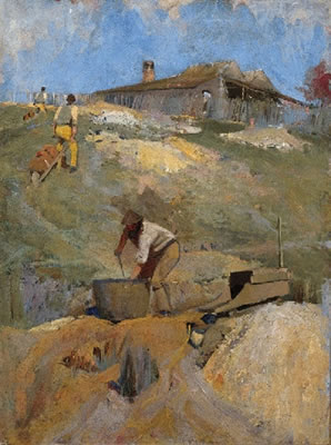 Sample artwork by Percy (Percival) Charles Lindsay (1870 - 1952), known for painting, book illustration - View similar artists and auction records