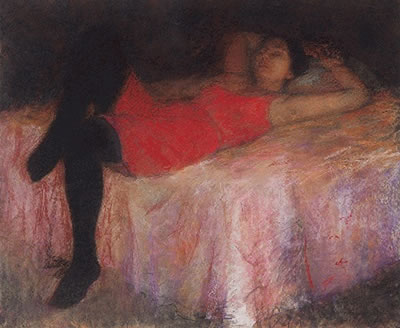 (Afternoon Nap - Woman Resting)