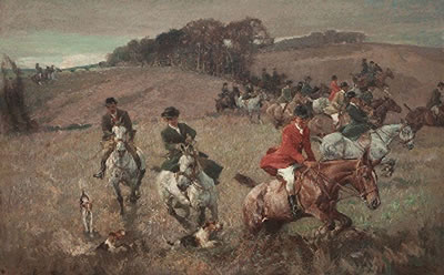 A Fox Hunt in the Midlands