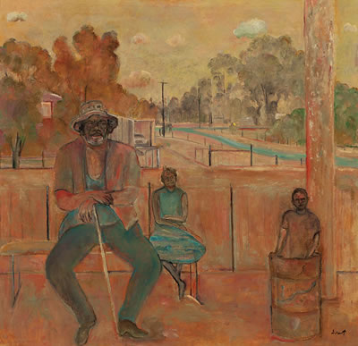 Ralph and 'dem Black Kids' by John Dent - Auction record, sale price, and art valuation. Compare with similar artists and explore comparable artworks.