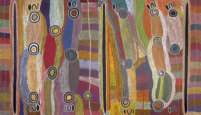 Digging Stick Dreaming by Maggie Watson Napangardi - Auction record, sale price, and art valuation. Compare with similar artists and explore comparable artworks.