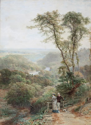 The River Ure, from Mowbray Point - Yorkshire 1883
