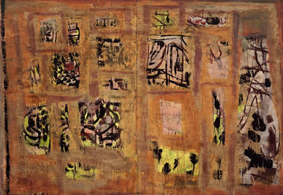 Composition in Orange and Yellow 1963