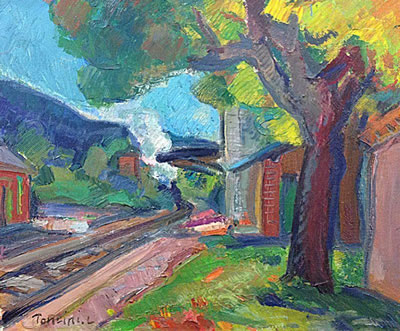 Train entrant en gare