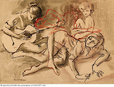 Group of Three by Louis Kahan - Auction record, sale price, and art valuation. Compare with similar artists and explore comparable artworks.