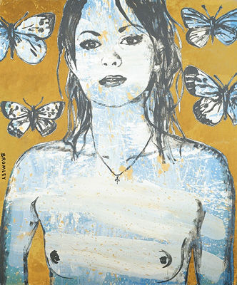 Belinda with Butterflies