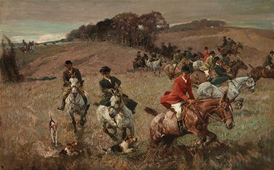 A Fox Hunt in the Midlands