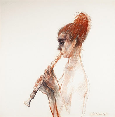 Flute Dance, Figure Study