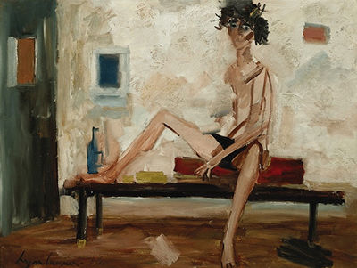 Male Model 1965 by Francis Lymburner - Auction record, sale price, and art valuation. Compare with similar artists and explore comparable artworks.