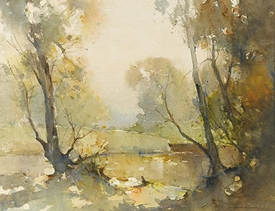 River Glad by Reginald Ward Sturgess - Auction record, sale price, and art valuation. Compare with similar artists and explore comparable artworks.