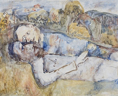 Two Figures (Barrett Reid and Laurence Hope) 1947