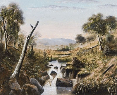 The Falls by Alfred William Eustace - Auction record, sale price, and art valuation. Compare with similar artists and explore comparable artworks.
