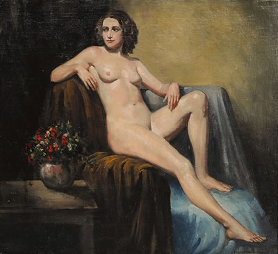 Eileen by Raymond Lindsay - Auction record, sale price, and art valuation. Compare with similar artists and explore comparable artworks.