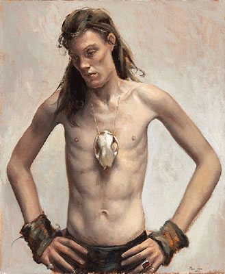 Jay with Skull