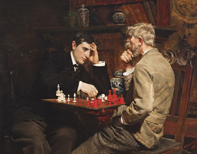 Checkmate by Julian Rossi Ashton - Auction record, sale price, and art valuation. Compare with similar artists and explore comparable artworks.