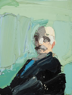 Portrait of Ben Quilty: Portrait after Self Portrait by Arthur Streeton