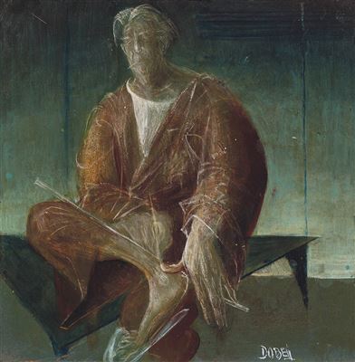 Portrait of Sir William Dobell: Self-portrait