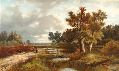 Near Oswestry, Salop by Abraham Hulk II - Auction record, sale price, and art valuation. Compare with similar artists and explore comparable artworks.