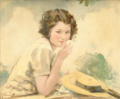 Study of a young woman