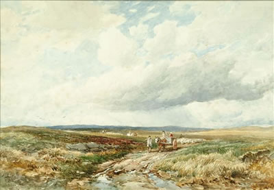 Market Day - Across the Moor