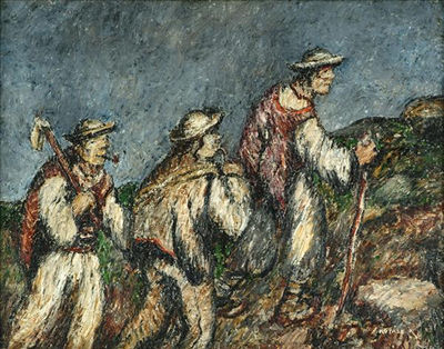 Peasants by Karoly Kotasz - Auction record, sale price, and art valuation. Compare with similar artists and explore comparable artworks.