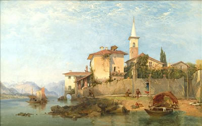 Sample artwork by George Edwards Hering (1805 - 1879), known for landscape, figure paintings - View similar artists and auction records