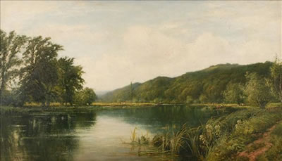 Sample artwork by Henry John Kinnaird (1861 - 1929), known for landscape, figure, genre painting - View similar artists and auction records