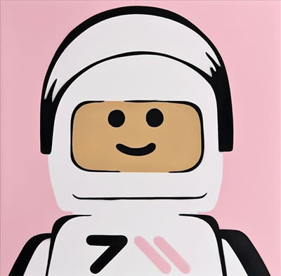 Spaceman (4 canvasses) by Jamie (Ame72) Ame - Auction record, sale price, and art valuation. Compare with similar artists and explore comparable artworks.