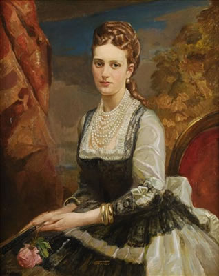 )Portrait of Princess Alexandra of Denmark, Later Queen Consort of Edward VII