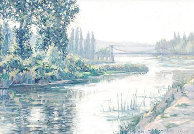 Suspension bridge, Evry Petit Bourg