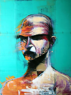 Portrait of Adam Neate: Self-portrait