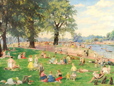 Sample artwork by Deirdre Henty-Creer (1928 - 2012), known for painting - View similar artists and auction records