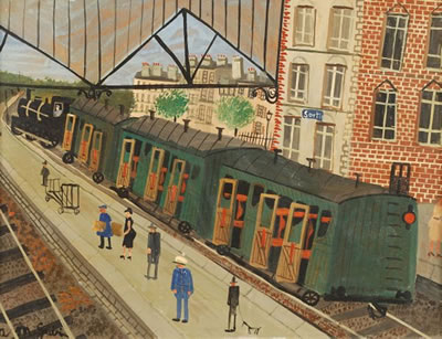 French Street scene in the snow; Du Gare; Street scene near Montmartre (3) by Armand Marie Guerin - Auction record, sale price, and art valuation. Compare with similar artists and explore comparable artworks.