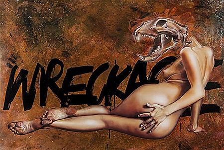 Lioness by Wreckage - Auction record, sale price, and art valuation. Compare with similar artists and explore comparable artworks.