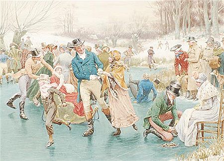 Ice skating