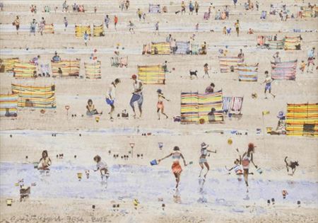 A Day at the Beach by Robert Littleford - Auction record, sale price, and art valuation. Compare with similar artists and explore comparable artworks.