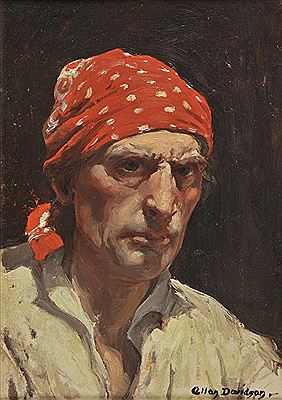 Portrait of Allan Douglas Davidson: Self-portrait