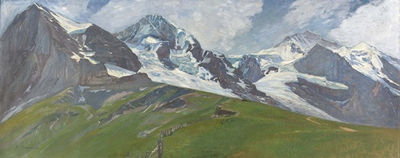 Eiger, Mönch und Jungfrau von der kleinen Scheidegg aus