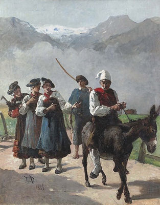 Die Verspottung des Eselreiters by Alfred Emil Paul Etienne Dumont - Auction record, sale price, and art valuation. Compare with similar artists and explore comparable artworks.