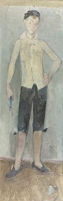 Porträt eines Knabens in schwarzer Kniehose by Max Kampf - Auction record, sale price, and art valuation. Compare with similar artists and explore comparable artworks.
